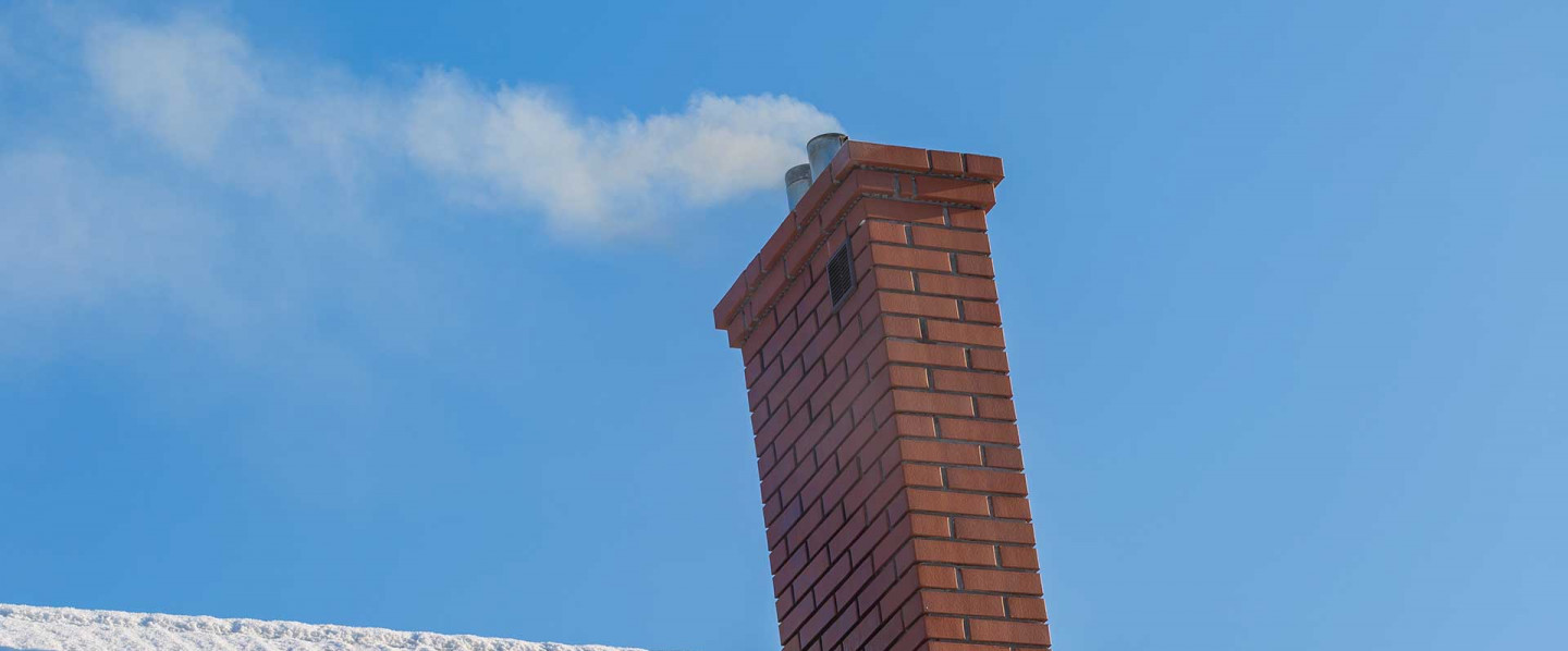A chimney after a chimney inspection in Waltham, MA